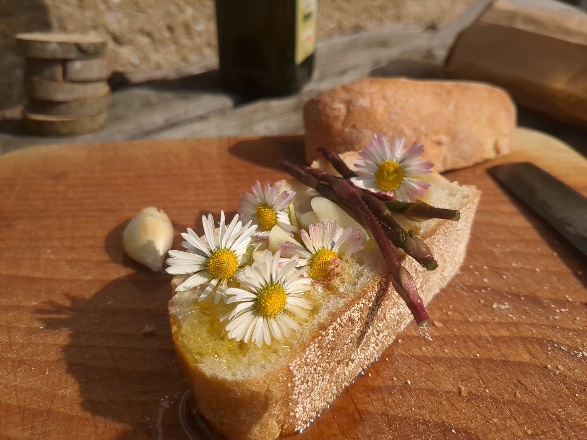 A rustic still life composition of nature's delicate beauty.