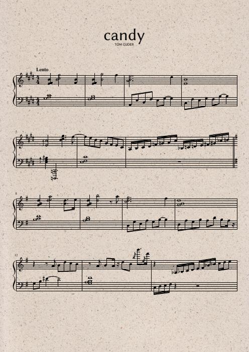 Candy Sheet Music