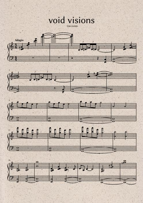 Void Visions Sheet Music