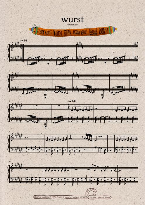 Wurst Sheet Music